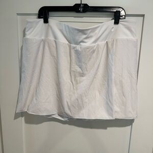 Fabletics White Athletic Mini Skort